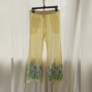 Old Navy Intimates Lightweight 100% Cotton Pajama Pants, Spring Pastel Tulip